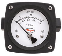 Dwyer Differential Pressure Piston-Type Gauge, Series PTGD